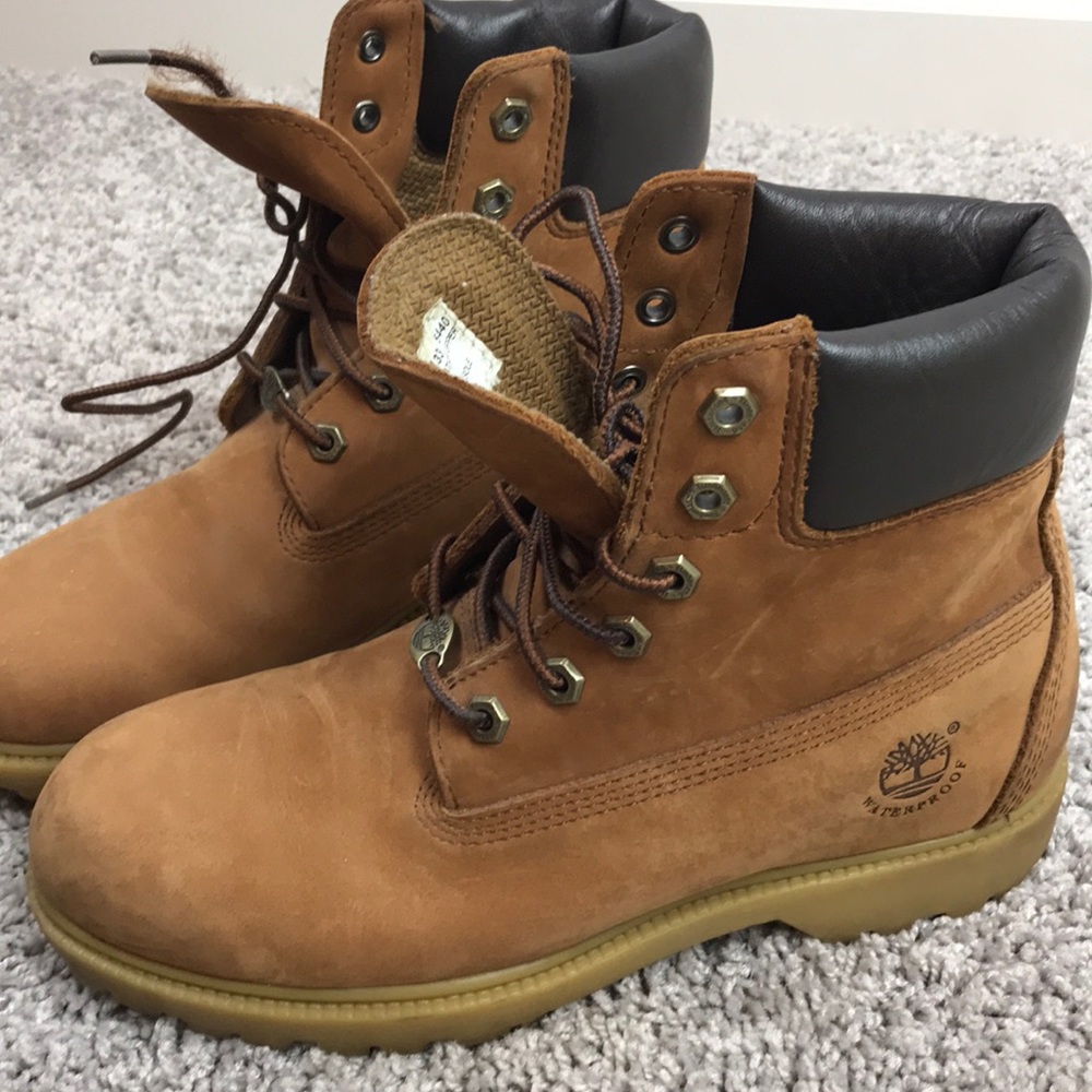 Timberland Brown Lace-Up Women's Boots